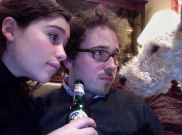 Peter Clarke children, Bennett Clarke and Emilia Clarke.